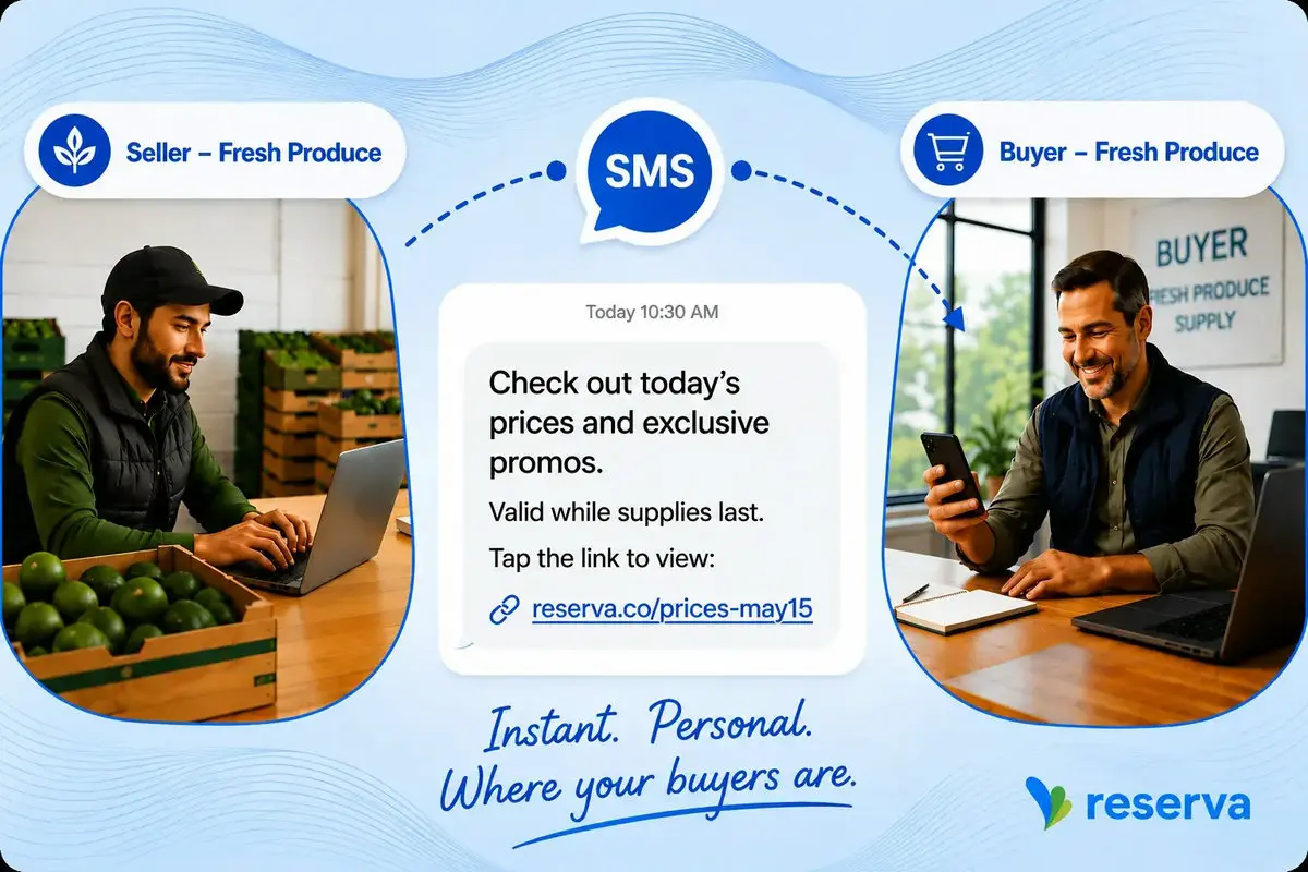 Produce OS SMS pricing promotion